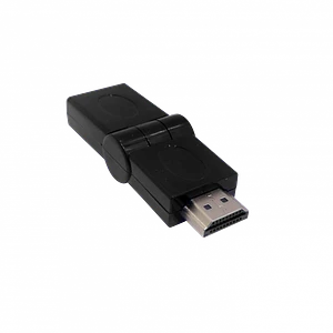 Pivote Bisagra HDMI v1.4 3D 4K Macho-Hembra 180-Grados