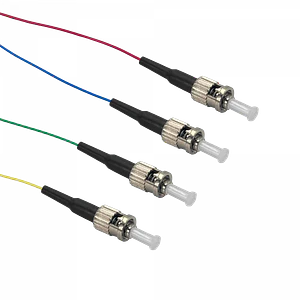 ST/UPC OM3 Multimodo 1,5mt 4-Unidades Pigtail 50/125um 0,9mm 150cm