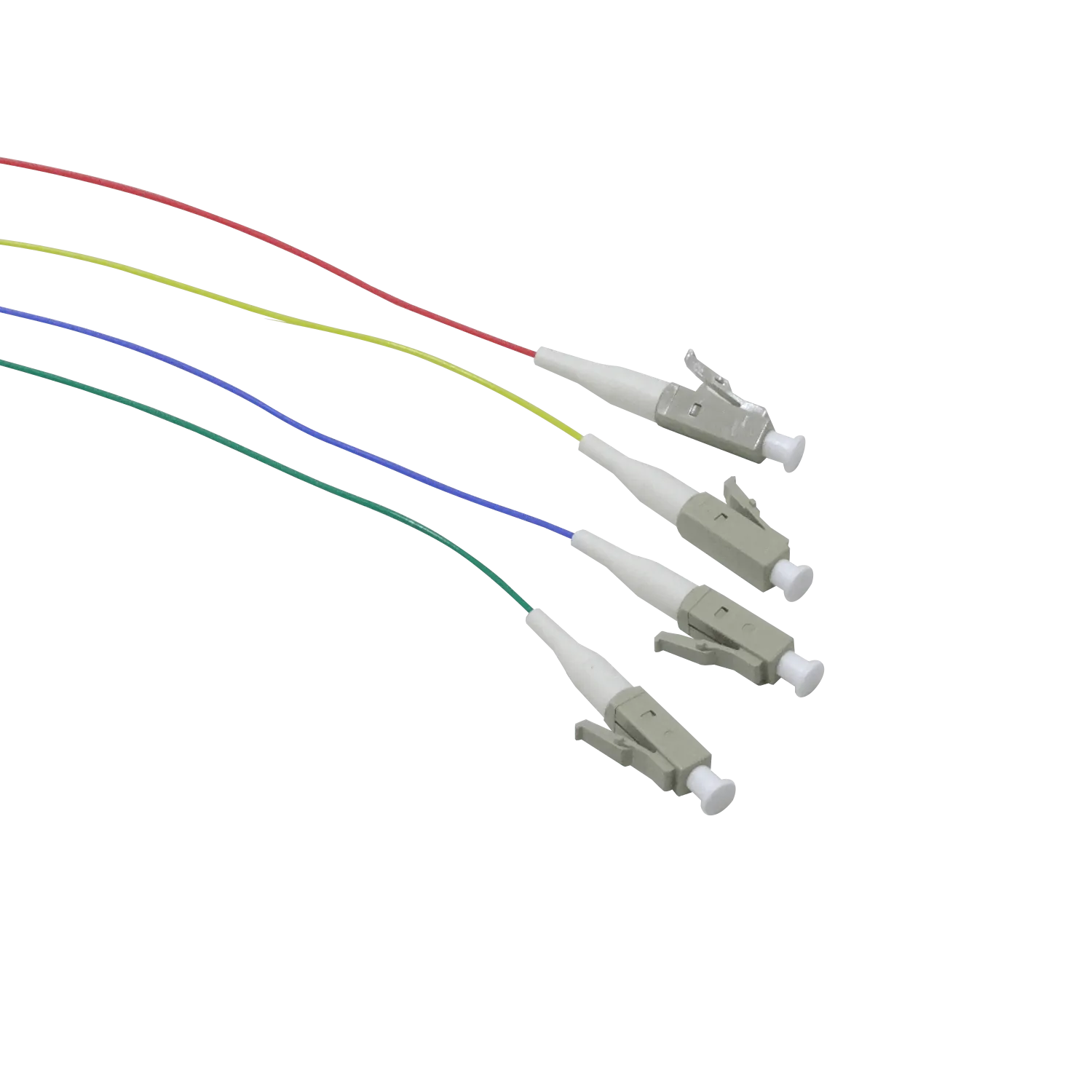 LC/UPC OM3 Multimodo 1,5mt 4-Unidades Pigtail 50/125um 0,9mm 150cm 1