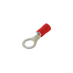 RV1.25-6 Ojo-6,5mm 0,5-1,5mm2-Cable 100-unid Conector Rojo Aislado PVC