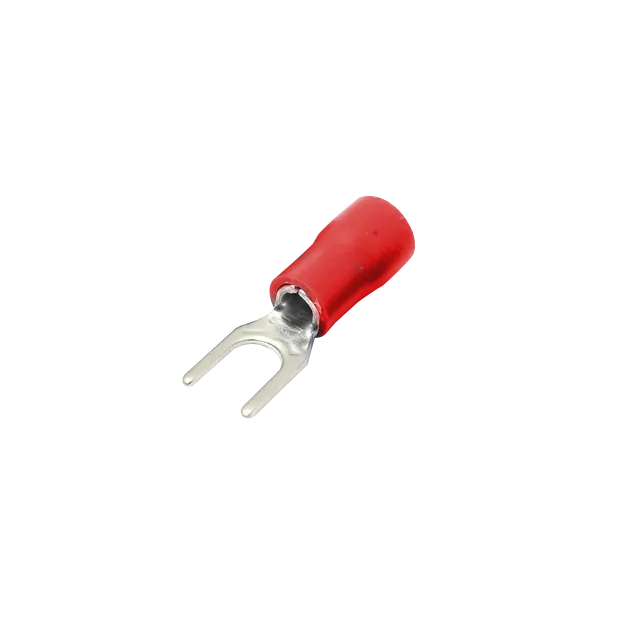 Horquilla-4,3mm 0,5-1,5mm2 100-un Conector Rojo Aislado PVC SV1.25-4 1