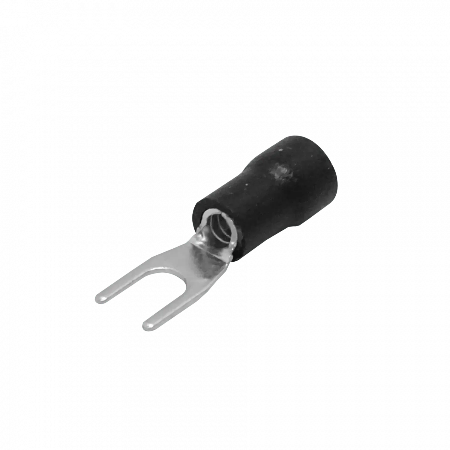 Horquilla-3,7mm 1,5-2,5mm2 100-un Conector Negro Aislado PVC SVS2-3.5 1