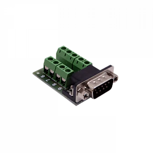 Conector DB9-Macho DGB9MT DE-09, Terminal Regleta Atornillable, Requiere FP1MV