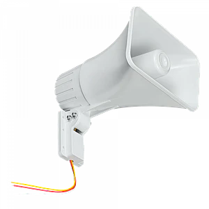 Sirena Cableada DSC 30W - 2 Tonos, Exterior, Carcasa Plástica