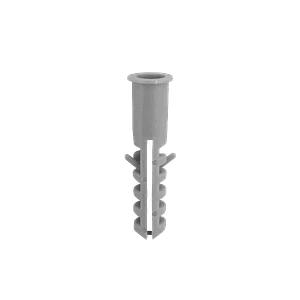Tarugo 10mm 100-Unids. Plastico-PE Gris 10x44mm Tornillo-5x45