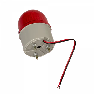 Baliza Rojo 24VDC LED Exterior Diametro-6,7cm Altura-10cm