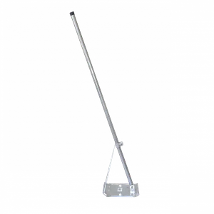 Tripode 120cm x 1-Pulgada Base-Cuadrada 24x24cm Galvanizado