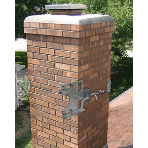Kit Soporte para Chimenea Hasta 1-1/2-pulgadas Galvanizado