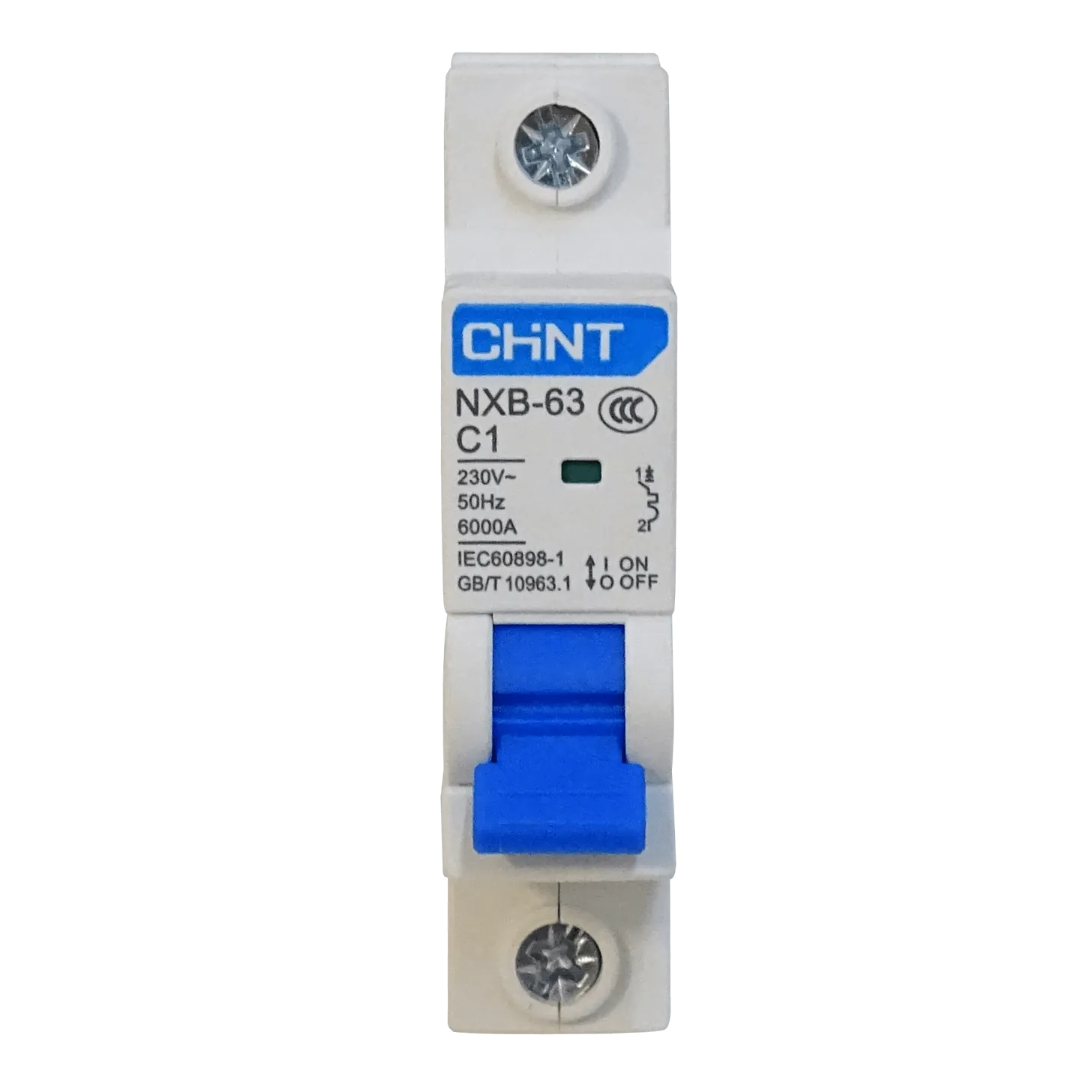 CHINT 1A 6kA 230/400V Interruptor Automatico Termomagnetico C1 NXB-63 1