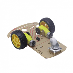 Kit Carrito para armar auto 3-ruedas robotica requiere Arduino
