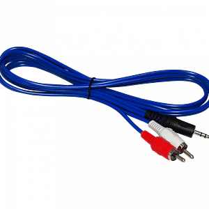 Cable de Audio 3.5mm Macho a 2 RCA Macho, 1.5m, Estéreo
