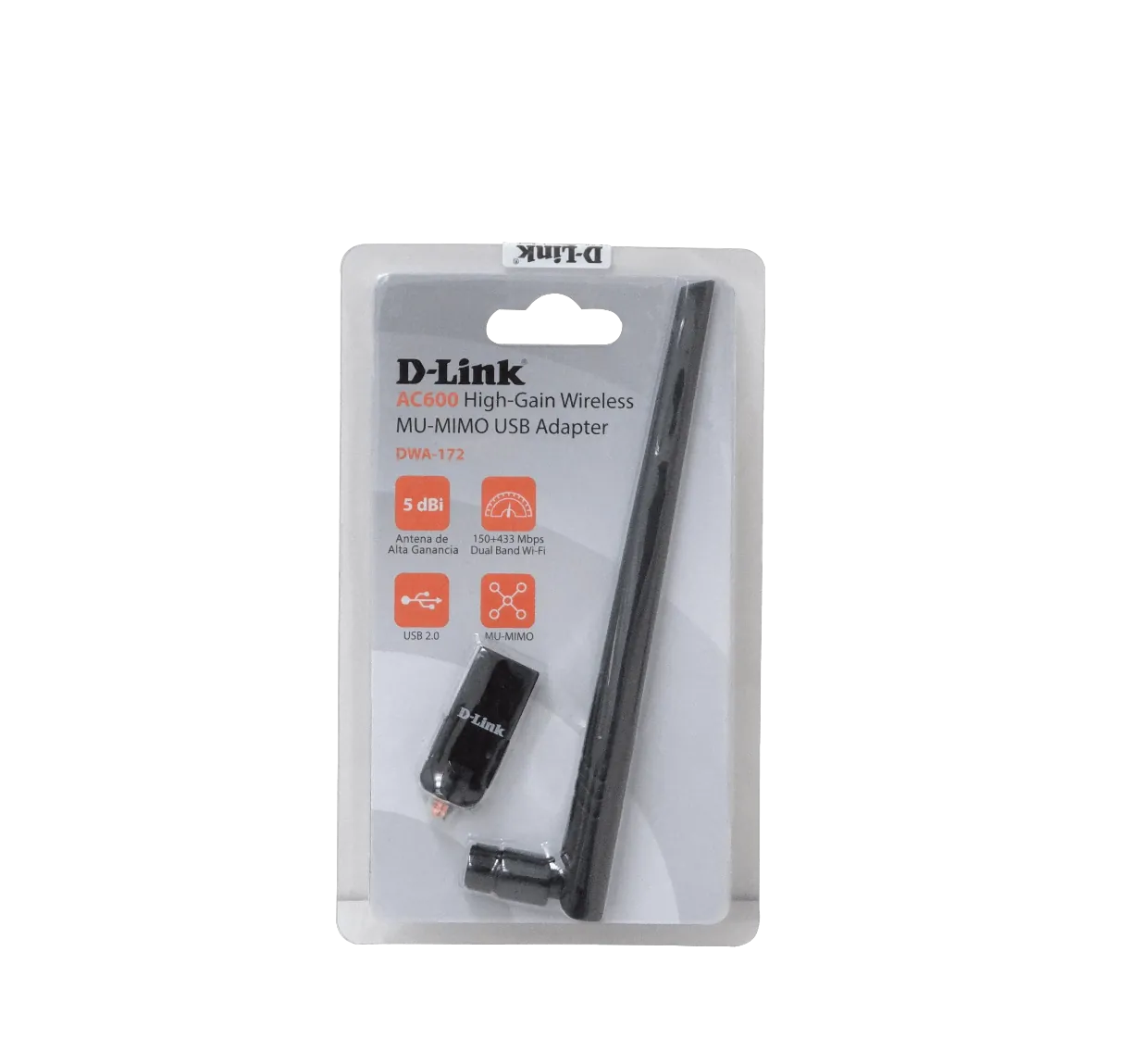 D-LINK WIRELESS AC600 DWA-172 - NETWORK ADAPTER - USB 2.0 1