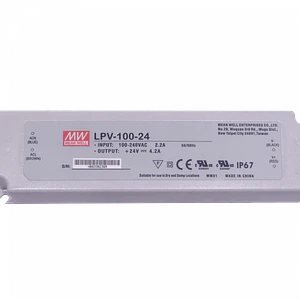 MEANWELL 24V 100,8W 4,2A 100-240VAC Fuente-Poder Plastica IP67 Sellada