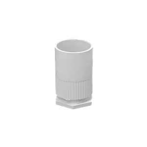 LINKCHIP 25mm Blanca Salida de Caja PVC para Tubo