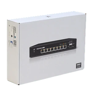 Switch Ubiquiti EdgeSwitch 8 PoE (ES-8-150W), 150W, 8 Puertos Gigabit, 2 SFP, Gestión L2/L3