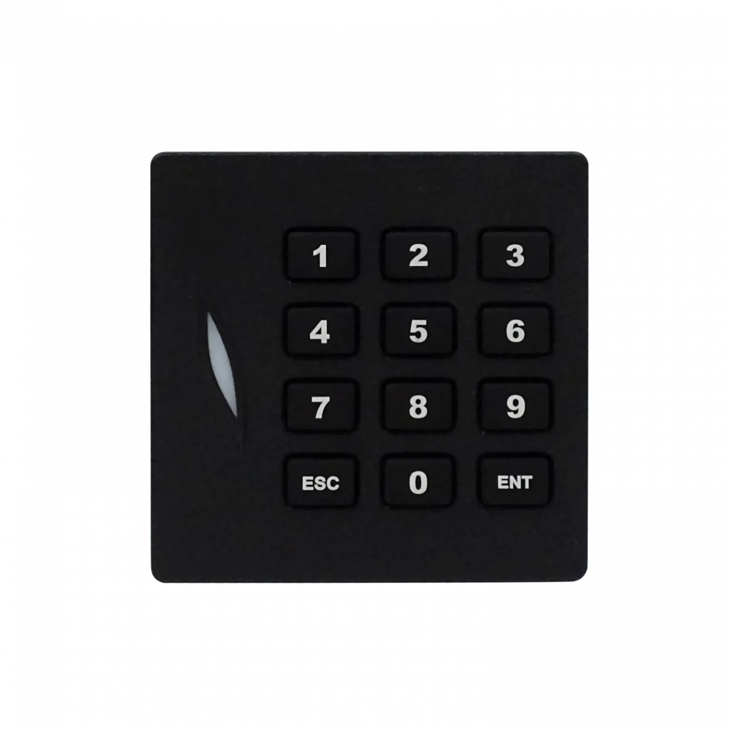 Lector RFID ZKTeco KR102E - Teclado 86x86mm, 6-14VDC, 6-Pin, Beeper, 12 Teclas 1