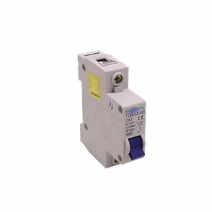 Interruptor Termomagnético TOMZN C63 63A 125VDC Corriente Continua