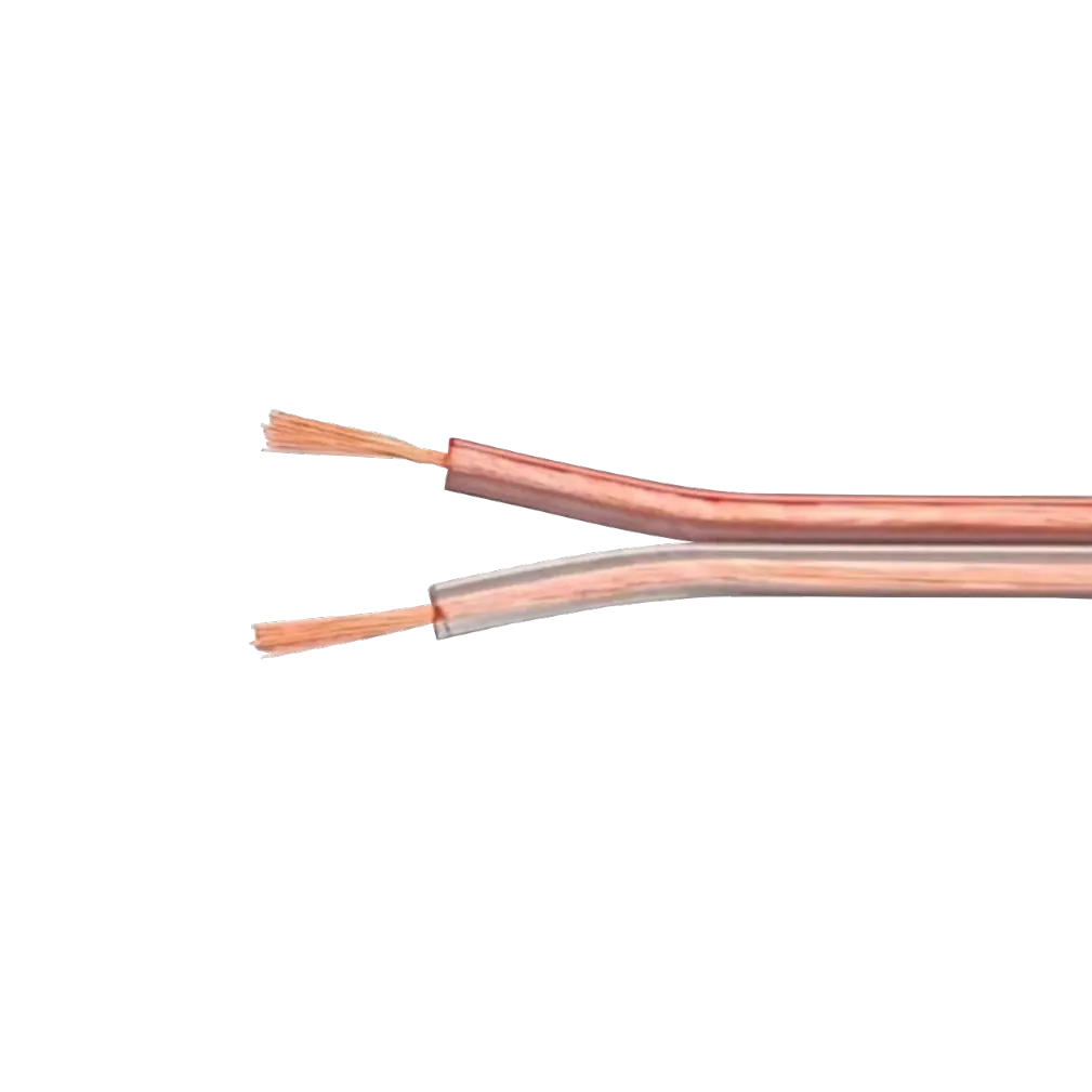 Cable Paralelo Transparente 2x16AWG Cobre 2x1,0mm² Multifilar 100m 1