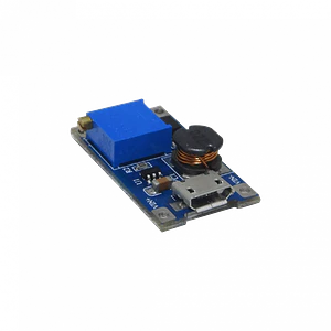 Boost Ajustable AumentaVoltaje in:2-24VDC USB/2-pin out:5-28VDC 2A-Max