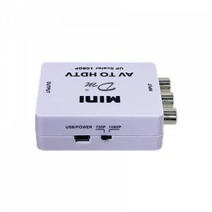 Convertidor 3 RCA a HDMI, RCAHDMI (720p/1080p, USB-5V)