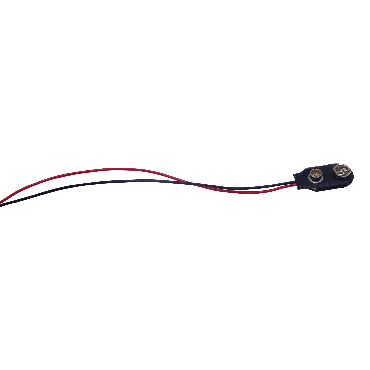 Porta-Pila 9V Negro Cable-14cm 1