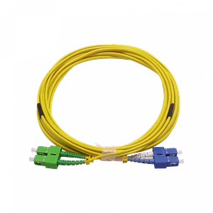 5mt SC/APC-SC/UPC MonoModo SM Duplex Jumper Cable Fibra 3mm 9/125um