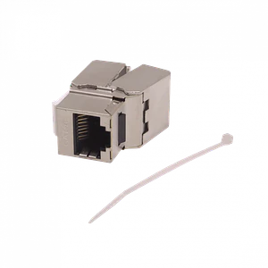 Keystone Blindado LINKMADE KP5SL Plata Cat5E STP FTP F UTP Punchable RJ45