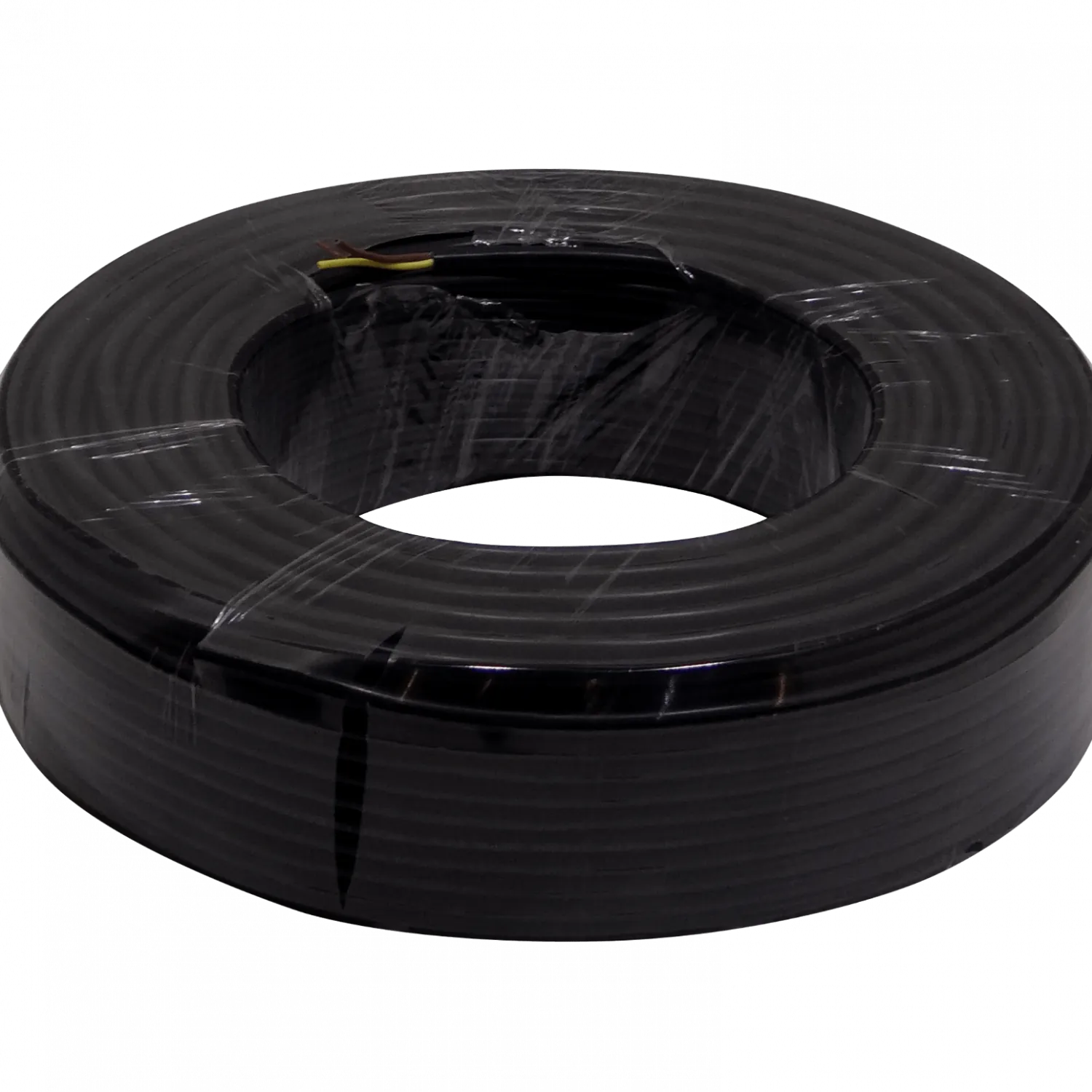 Cable Eléctrico Negro RVV 3x0,50mm² 2-3A 300V AWG20 100m 1