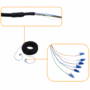 UBIQUITI 61m 200ft Jumper Cable Exterior 6-Fibras/LC-LC MonoModo 5,8mm