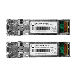 UBIQUITI 2-unidades SFP+ SM 10Gbps 10km 1310nm 2-LC UACC-OM-SM-10G-D