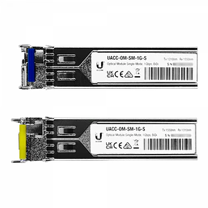 UI Par-WDM-BiDi SFP SM 1Gbps 3km 1310/1550nm 1-LC UACC-OM-SM-1G-S