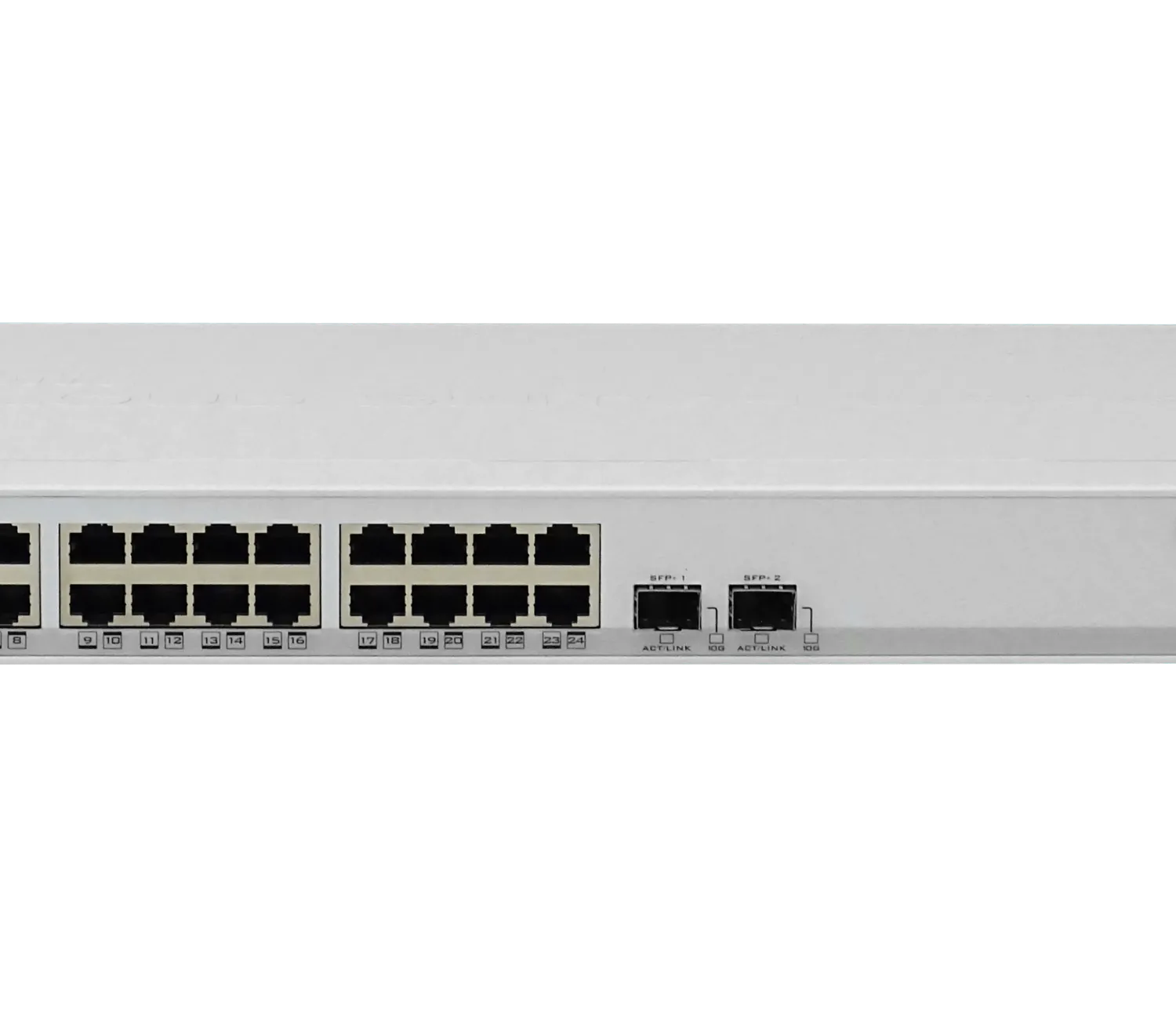 MIKROTIK 24-1000 2-SFP/SFP+10G 10-30V PoE-in Switch Smart SwOS Rack 1