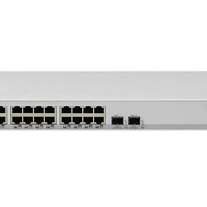 MIKROTIK 24-1000 2-SFP/SFP+10G 10-30V PoE-in Switch Smart SwOS Rack