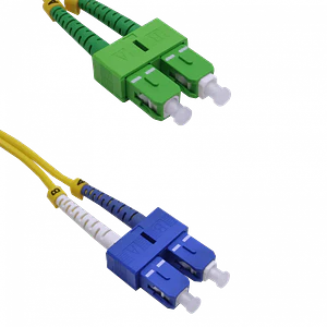 2mt SC/APC-SC/UPC MonoModo SM Duplex Jumper Cable Fibra 3mm