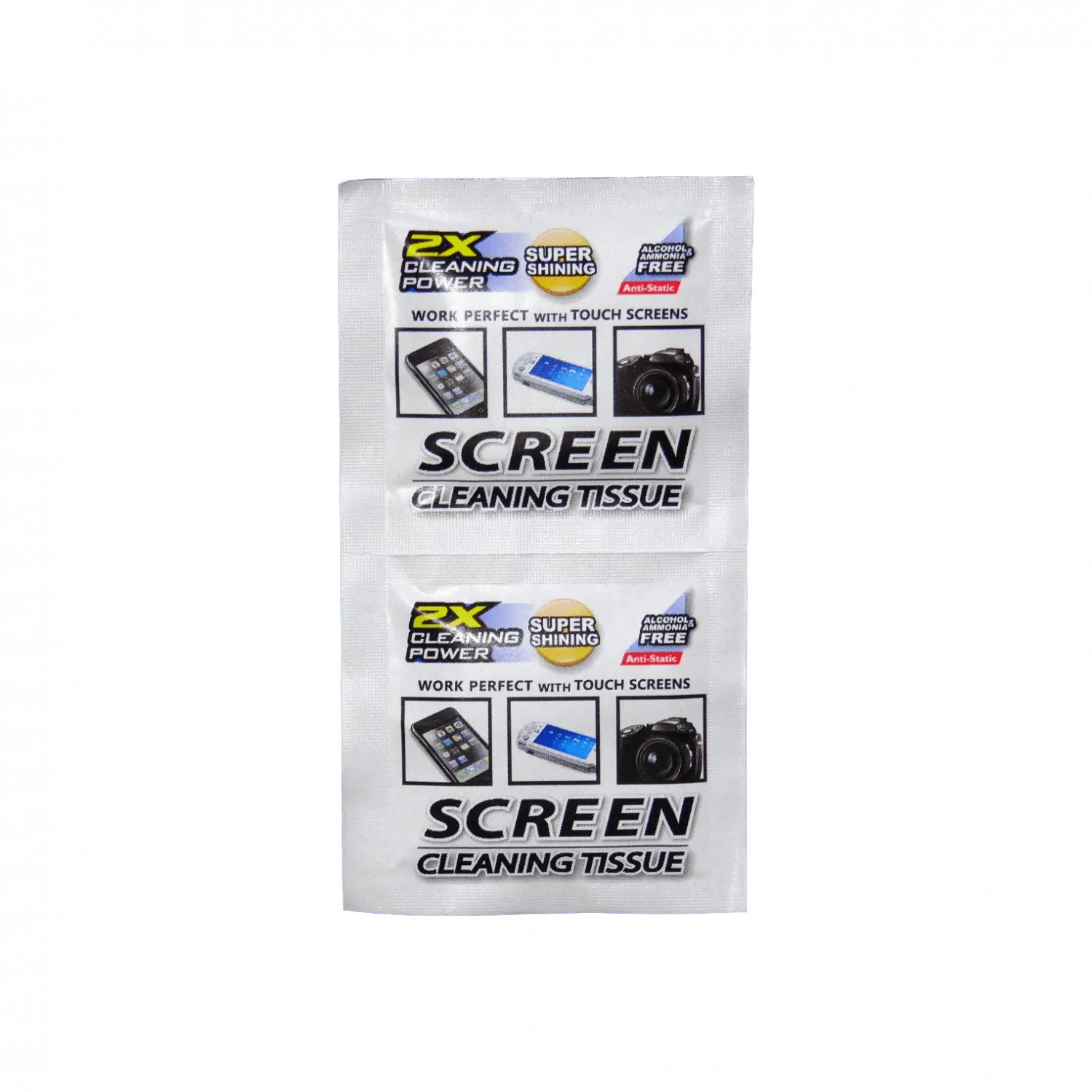Pack de 24 Toallitas de Limpieza Anti-Estáticas para Pantallas, 130x150mm 1