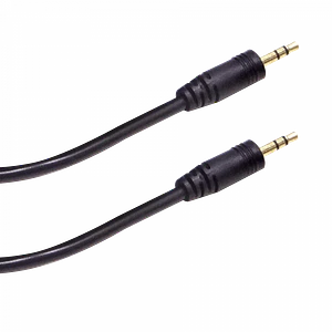 Cable de Audio 3.5mm Macho a Macho, 10m, Estéreo, Negro