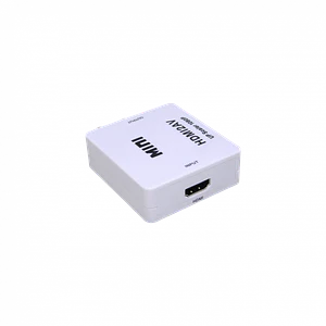 Convertidor HDMI a RCA, 1 Entrada HDMI a 3 Salidas RCA, Compatible PAL/NTSC, Fuente 5V