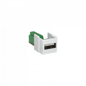Keystone USB-AH a Regleta 4-pin Tornillos Blanco Plastico