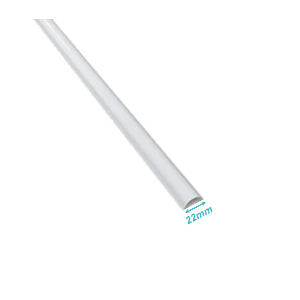 LINKCHIP 25x10mm 2mt 1,15mm-Tapa 1mm-Base PVC Canaleta de Piso Blanca