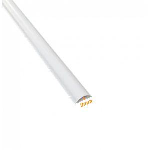 Canaleta de Piso LINKCHIP 35x10mm, 2m, PVC Blanco, Base 1.25mm, Tapa 1.1mm