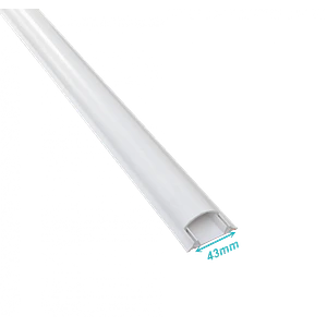 Canaleta piso LinkChip CC-P4814 blanca 48x14mm 2m base y tapa PVC