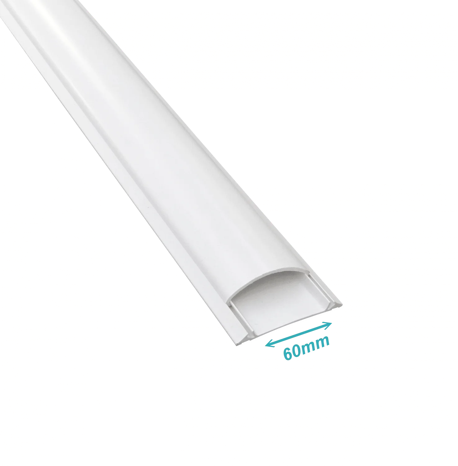 Canaleta piso LinkChip CC-P6516 blanca 65x16mm 2m base y tapa PVC 1