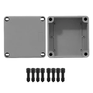 Caja estanca LinkChip MGC-10 gris PS 110x110x60mm con 4 tornillos