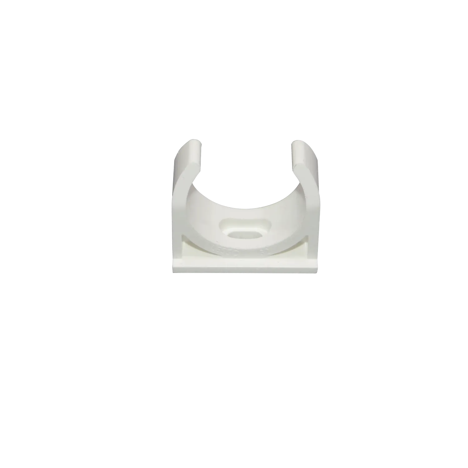 LINKCHIP 32mm Soporte Fijacion Abrazadera p/Tubo PVC Blanco Tornillo 1