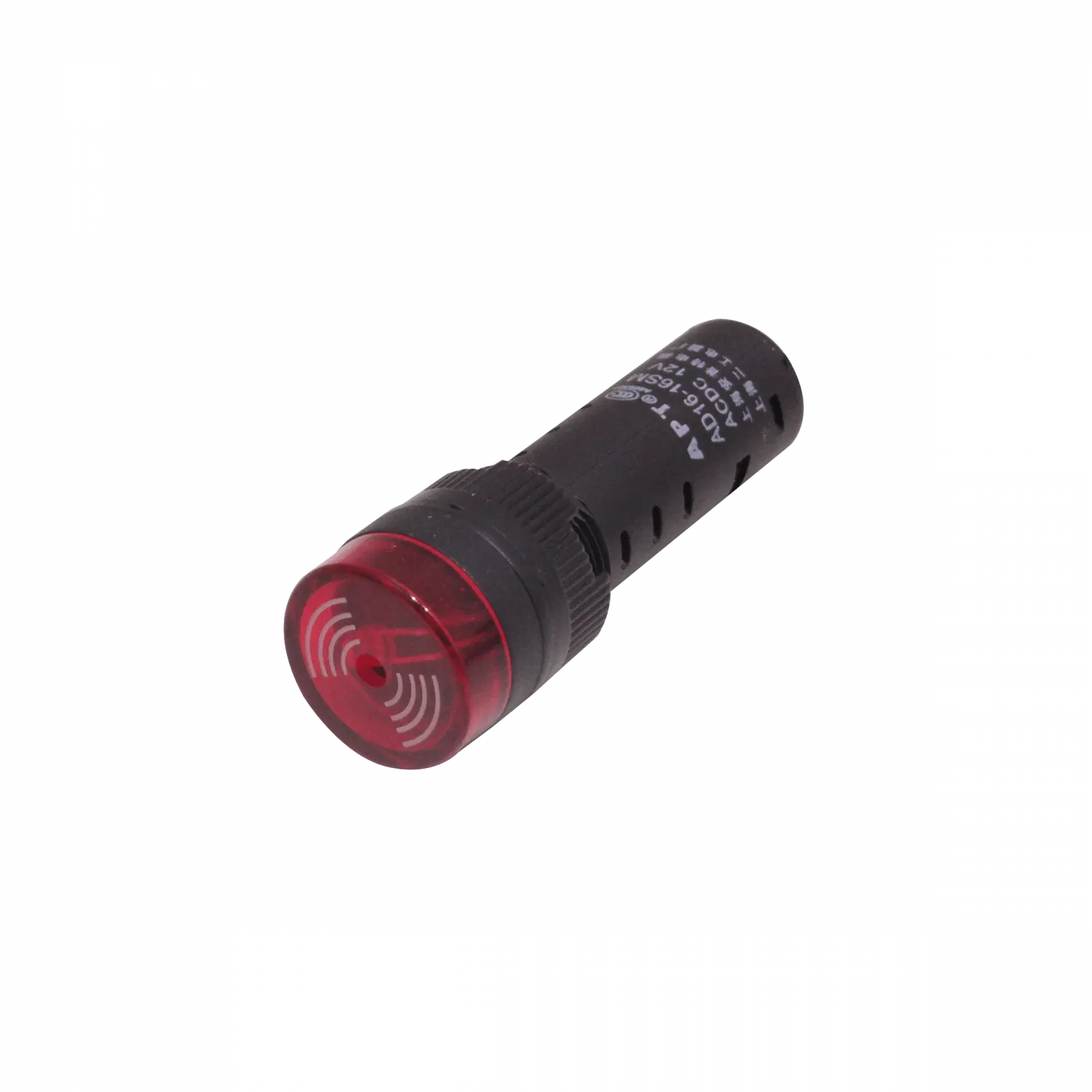 Rojo Buzzer Luz Piloto LED 12VDC/AC 15mm-diam 19mm-cabeza 55mm-altura 1