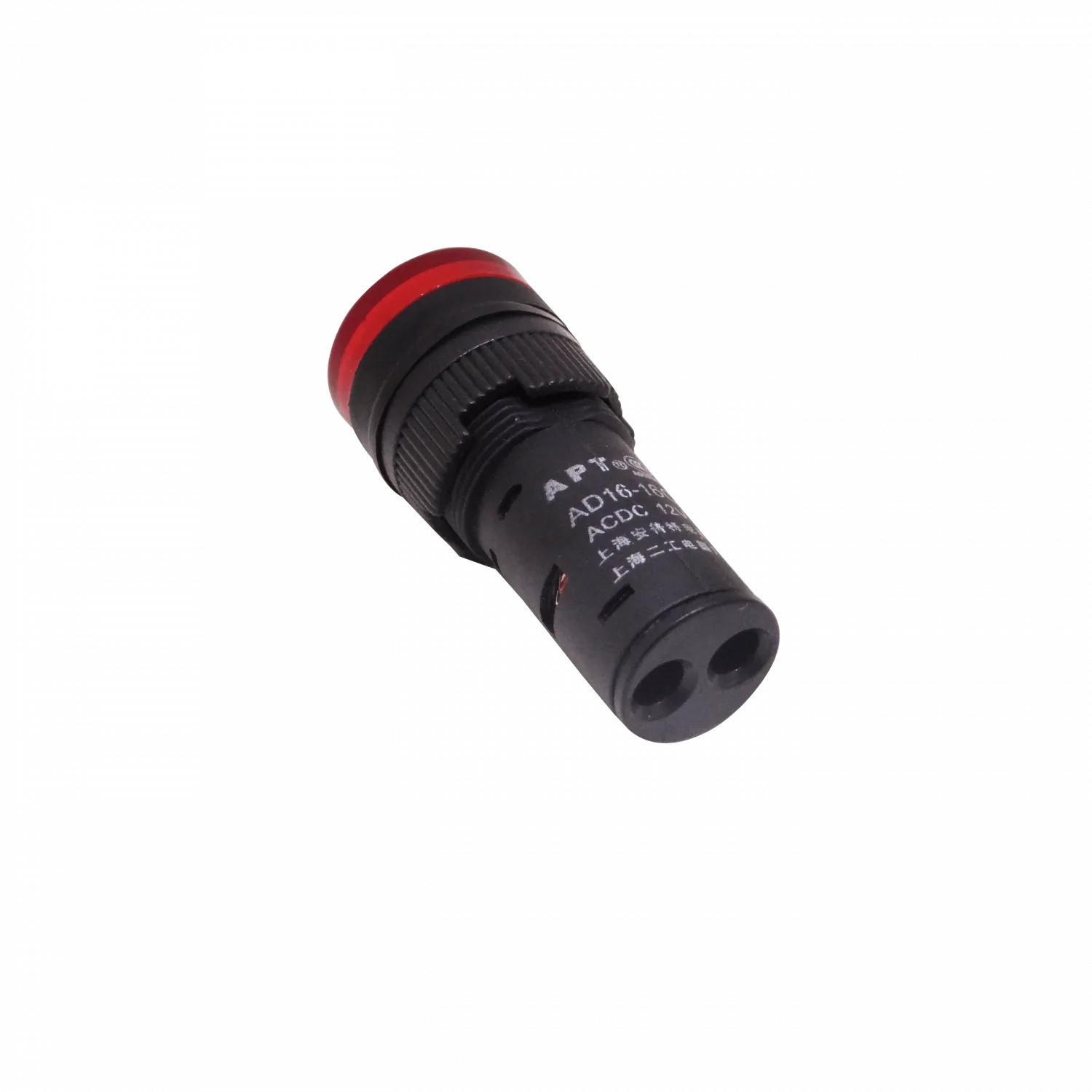 Rojo Luz Piloto LED 12VDC/AC 15mm-diametro 19mm-cabeza 45mm-altura 1