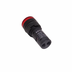 Rojo Luz Piloto LED 12VDC/AC 15mm-diametro 19mm-cabeza 45mm-altura