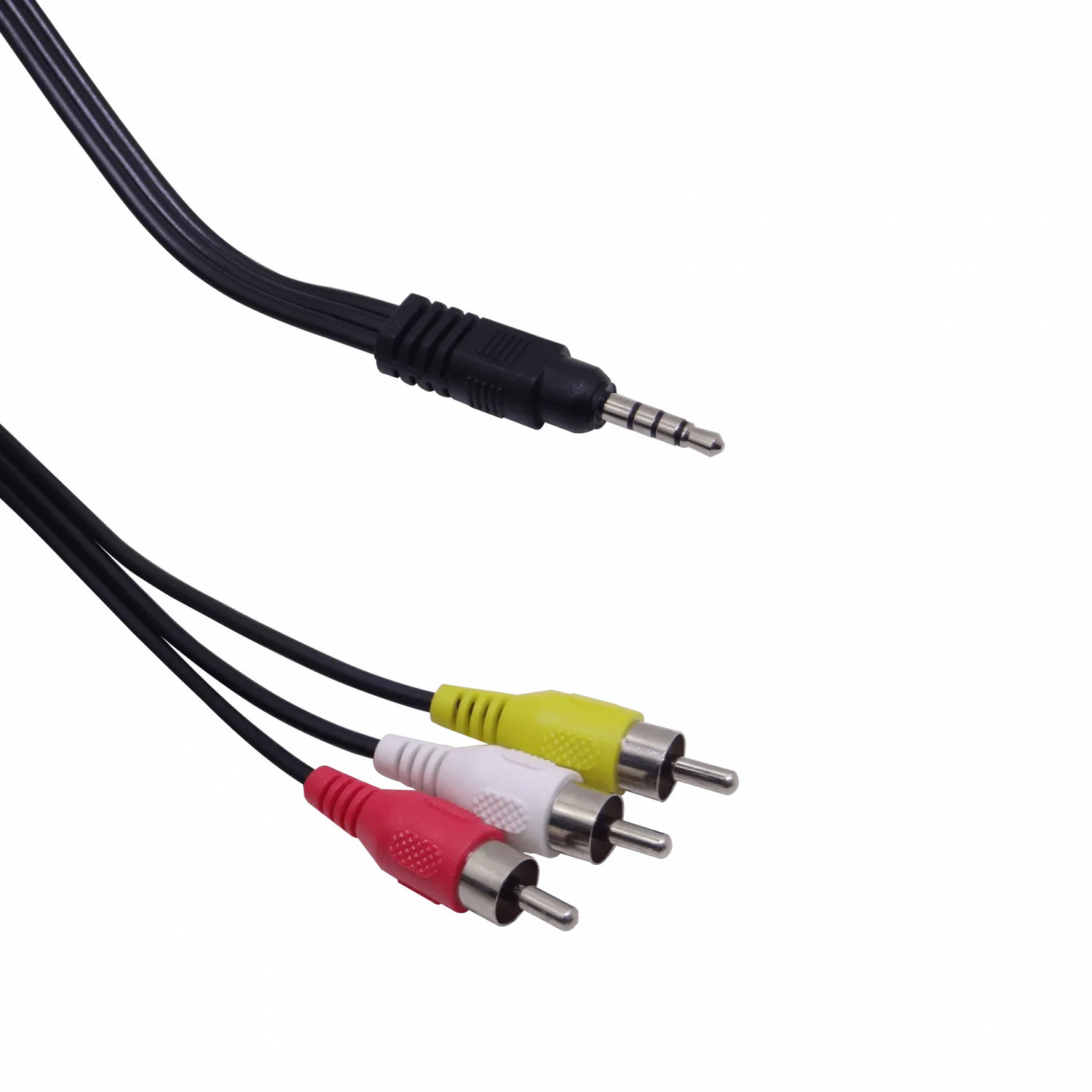 Cable A/V 3.5mm Macho a 3 RCA Macho, 1m, Audio Video Estéreo 1
