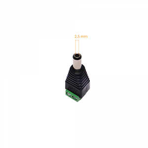 5,5x2,5mm Conector Macho Regleta-Plug p/PPP12L 2pin