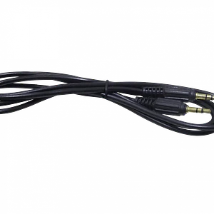 Cable de Audio 3.5mm Macho a Macho, 1.2m, Estéreo, Negro